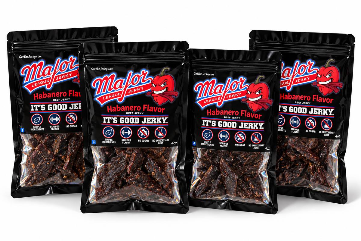4x Pack Habanero Flavor - Monthly jerky bundle