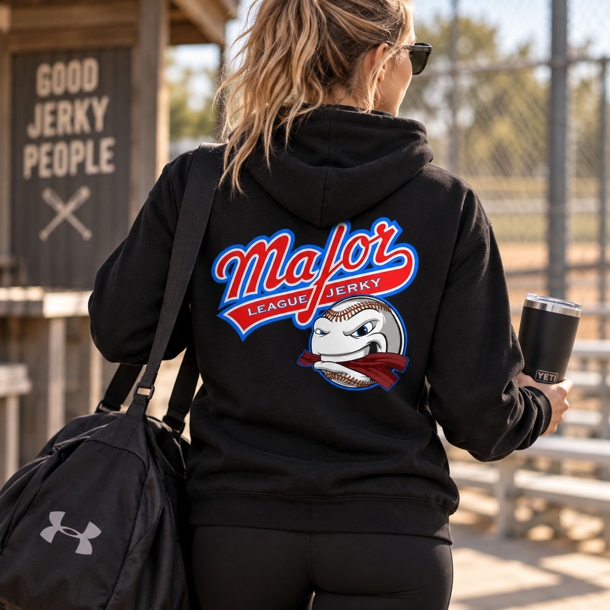 Major League Jerky Support the Brand Hoodie